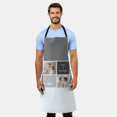 Moden 3Collage Foto & Gray Best Family Gift Schort (Gedragen)