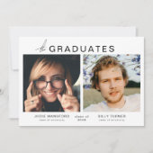Moden de afgestudeerden 'Photo Joint Afstuderen Aankondiging (Voorkant)