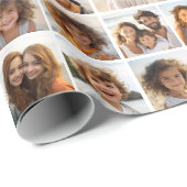 Moden, Minimale Fotoraster met 17 foto's Cadeaupapier (Rol Hoek)