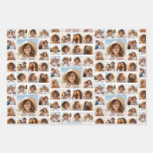 Moden, Minimale Fotoraster met 17 foto's Inpakpapier Vel (Voorkant 2)