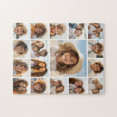 Moden, Minimale Fotoraster met 17 foto's Legpuzzel (Horizontaal)