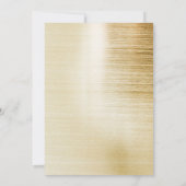 Moden Stylish Gold Script Sweet Sixteen Birthday Kaart (Achterkant)