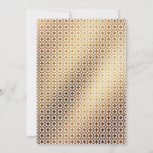 Moden We Got Married Gouden Handgeschrift Ontvangs Kaart (Achterkant)