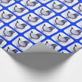 Modena Argent Pigeon Cadeaupapier (Hoek)
