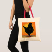 Modena Black Schietti Pigeon Tote Bag (Voorkant (product))