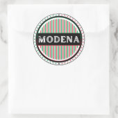 Modena City Pride Embleem – Italiaanse identiteit Ronde Sticker (Tas)