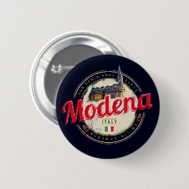 Modena Emilia-Romagna Balsamic Italië Souvenir Ronde Button 5,7 Cm