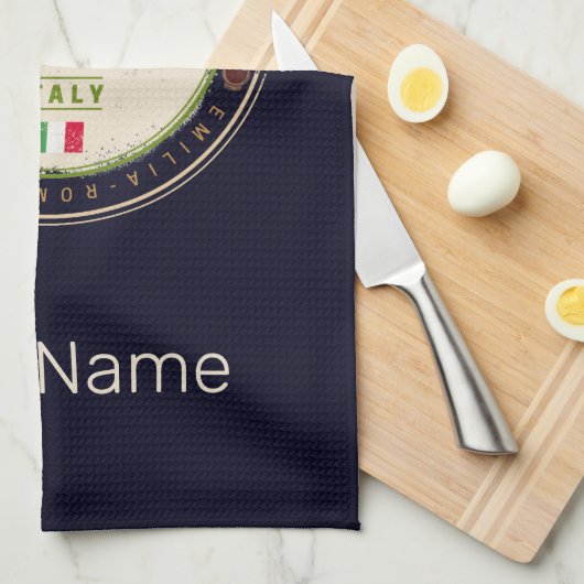 Modena Emilia-Romagna Balsamic Italië Souvenir Theedoek (Quarter Fold)