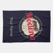 Modena Emilia-Romagna Balsamic Italië Souvenir Theedoek (Horizontaal)