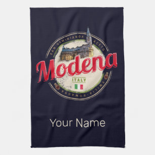 Modena Emilia-Romagna Balsamic Italië Souvenir Theedoek