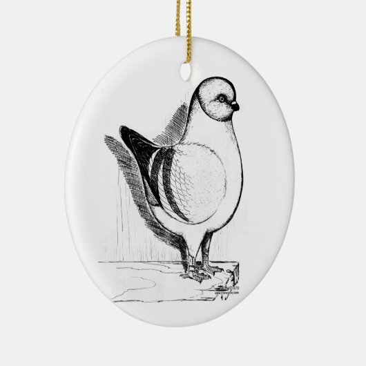 Modena Gazzi Pigeon 1978 Keramisch Ornament (Rechts)