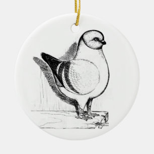 Modena Gazzi Pigeon 1978 Keramisch Ornament