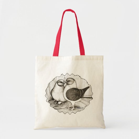 Modena Gazzi Pigeons Tote Bag (Voorkant)