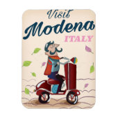 Modena Italië Scooter reisposter Magneet (Verticaal)