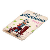 Modena Italië Scooter reisposter Magneet (Linkerzijde)