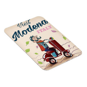 Modena Italy Scooter-reisposter Magneet