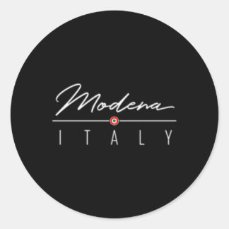 Modena voor Italië Ronde Sticker
