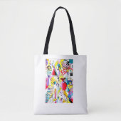 Modeontwerp door Crazy Art Tote Bag (Voorkant)