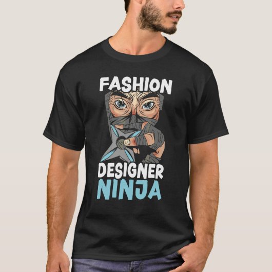 Modeontwerper Ninja Modeontwerpen T-shirt (Voorkant)