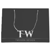 Modeontwerper Zwart Groot Cadeauzakje (Voorkant)