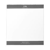 Modeontwerper Zwart Notitieblok (Voorkant)