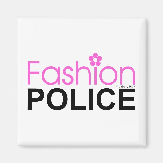 Modepolitie Magneet (Voorkant)