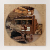 Modepoppen winkelen legpuzzel (Horizontaal)