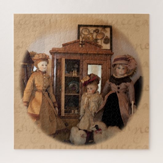 Modepoppen winkelen legpuzzel (Verticaal)