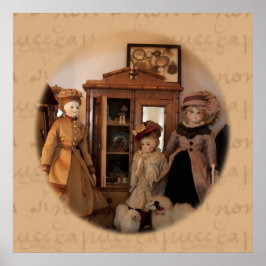 Modepoppen winkelen poster