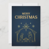 Moder and Minimal Christmas Card Design Kaart (Voorkant)