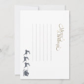 Moder and Minimal Christmas Card Design Kaart (Achterkant)
