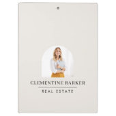 Moder arch photo Business Branding Klembord (Achterkant)