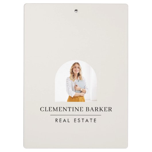 Moder arch photo Business Branding Klembord (Achterkant)