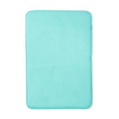 moder chic minimalist monogram turquoise aqua blau badmat (Voorkant Verticaal)