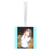 moder chic minimalist monogram turquoise aqua blau decoratie (Rechts)