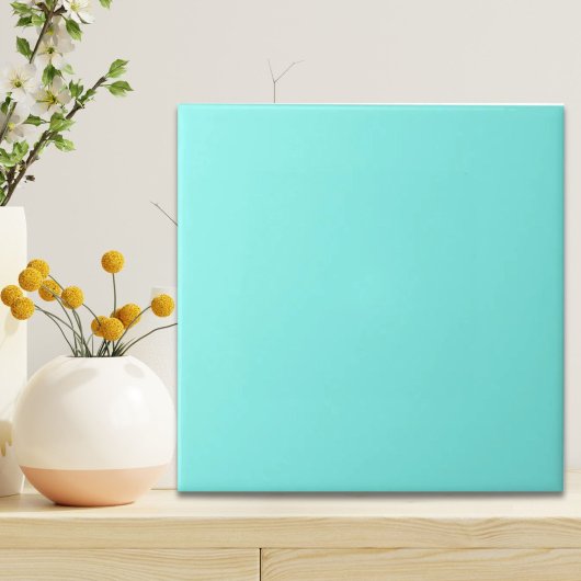 moder chic minimalist monogram turquoise aqua blau tegeltje