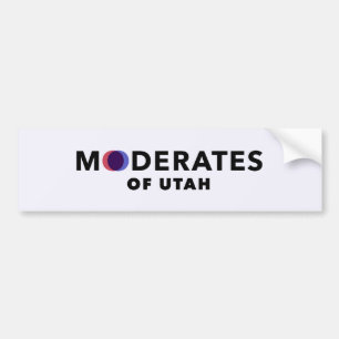 Moderaten van de Utah-Bumpersticker Bumpersticker