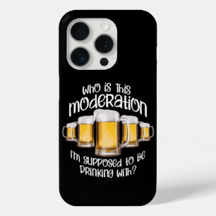 Moderatie (in drink) iPhone 15 pro case