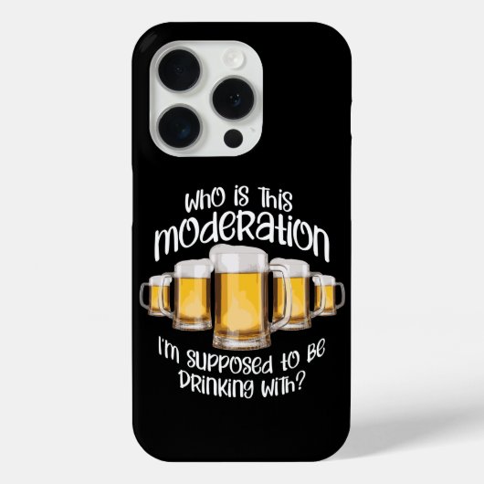 Moderatie (in drink) Case-Mate iPhone case (Achterkant)