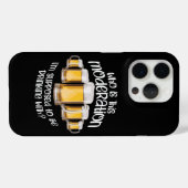 Moderatie (in drink) Case-Mate iPhone case (Achterkant (horizontaal))