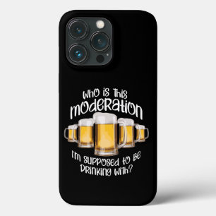 Moderatie (in drink) Case-Mate iPhone case