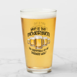 Moderatie (in drink) glas