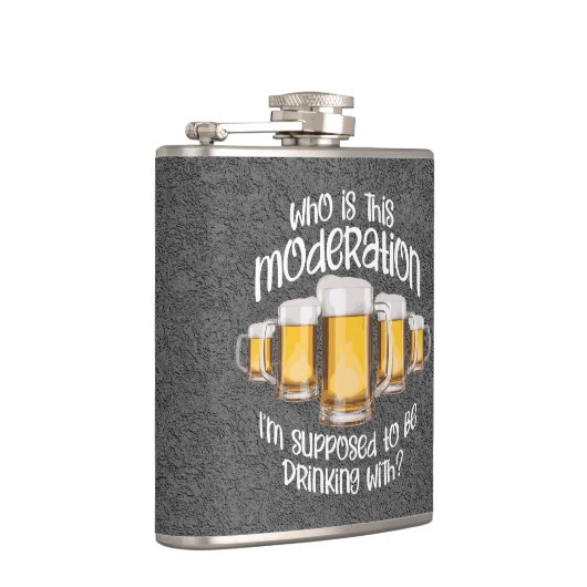 Moderatie (in drink) heupfles (Rechts)