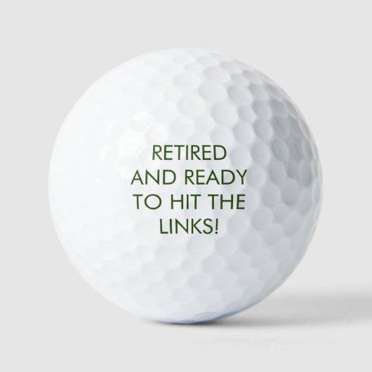 MODERE RETIREMENT GOLF VADERDAG GOLF DAD GOLFBALLEN (Voorkant)