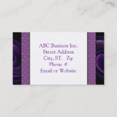 MODERE VISITEKAARTJES - SJABLOON PROFIELKAARTEN (Achterkant)