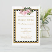 MODERE WITTE GOUD CONTROLEERLAAG FLORAL ALL OCCASS KAART (Staand voorkant)