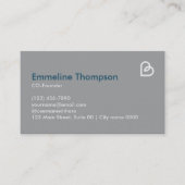 Moderm StartUp Creative Entrepreuners Clean Simple Visitekaartje (Voorkant)