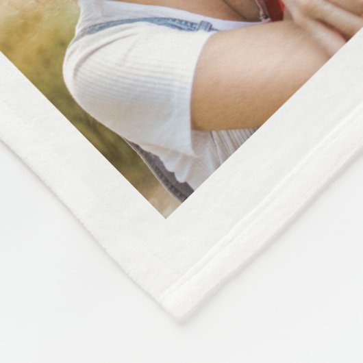 Modern 10 Photo Collage Family Name Quote Keepsake Fleece Deken (Hoek)