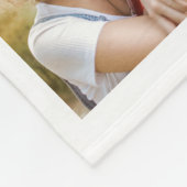 Modern 10 Photo Collage Family Name Quote White Fleece Deken (Hoek)