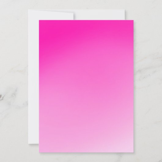 Modern 10th Birthday Girl with Pink Number Balloon Kaart (Achterkant)